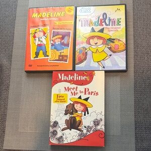 3 Madeline DVDs